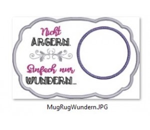 Stickserie ITH - Mug Rugs Set Girls